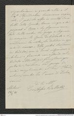 Nachlass Franz Steindachner, Brief von Christoforo Bellotti an Franz Steindachner (24.02.1881), Inv.Nr. 32.02, Seite 2